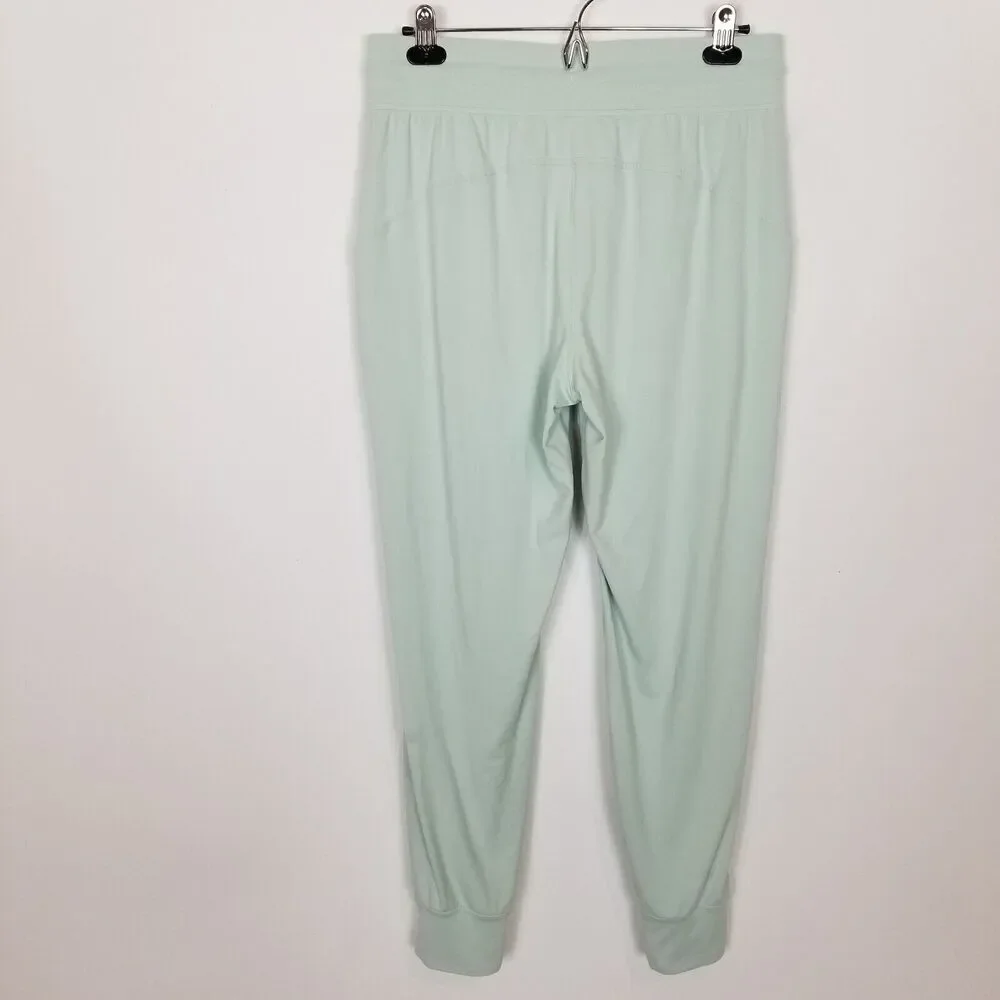 Lululemon Women Ready To Rulu Jogger Pants Sz 10 Green High Rise‎ Pockets